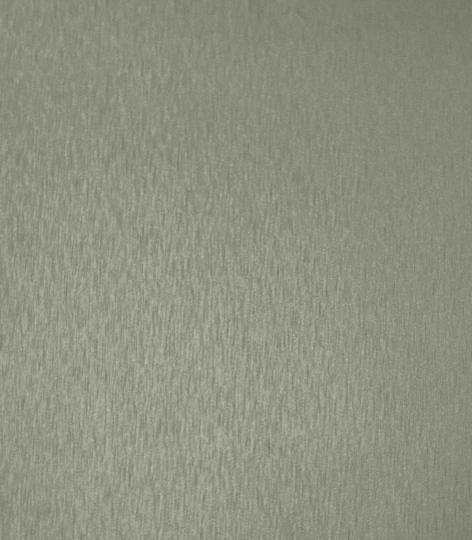 Finish appearance swatch with fine vertical olive-gray texture
